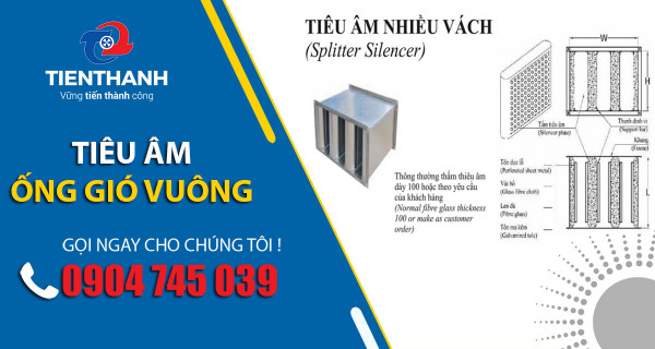 Hướng Dẫn Lựa Chọn Tiêu Âm Ống Gió Vuông Hiệu Quả Cho Hệ Thống Thông Gió